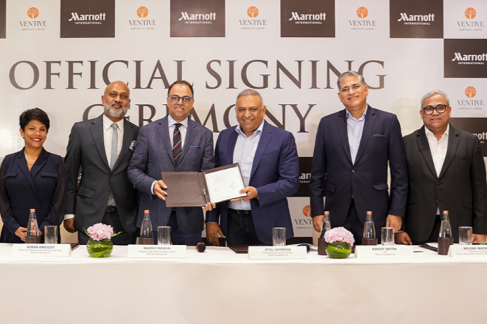 Marriott Signs Seven-Hotel Deal with Ventive Hospitality for India and Sri Lanka